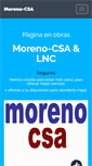 Mobile Screenshot of moreno-csa.com